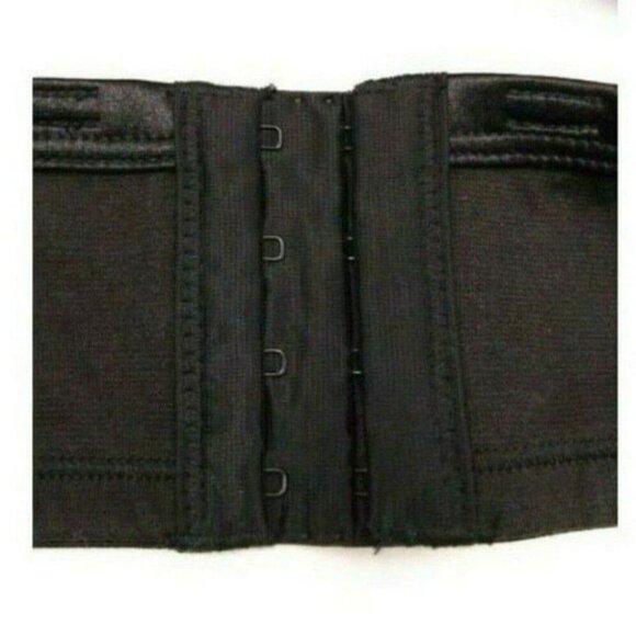 Lane Bryant Cacique Womens Bra T Shirt 40C Black Cotton Convertible Straps - Picture 5 of 6